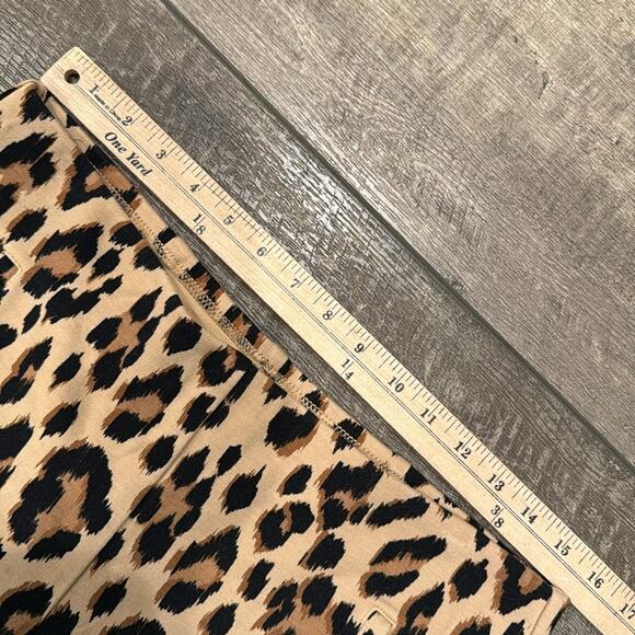Chico's Women's Juliet Animal Print Ankle Pants Tan Size M/8 - Picture 7 of 10